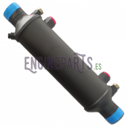 Cuerpo de enfriador aceite para motores Caterpillar marinos 3406E y C15